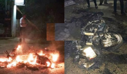 Nạn nhân trong vụ xe máy phát nổ bốc cháy đã tử vong